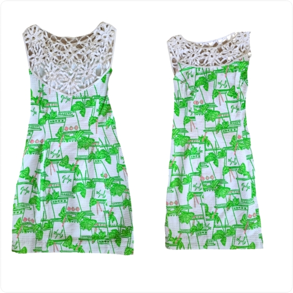 Lilly Pulitzer Dresses Lilly Pulitzer Mint Julep Dress Green White